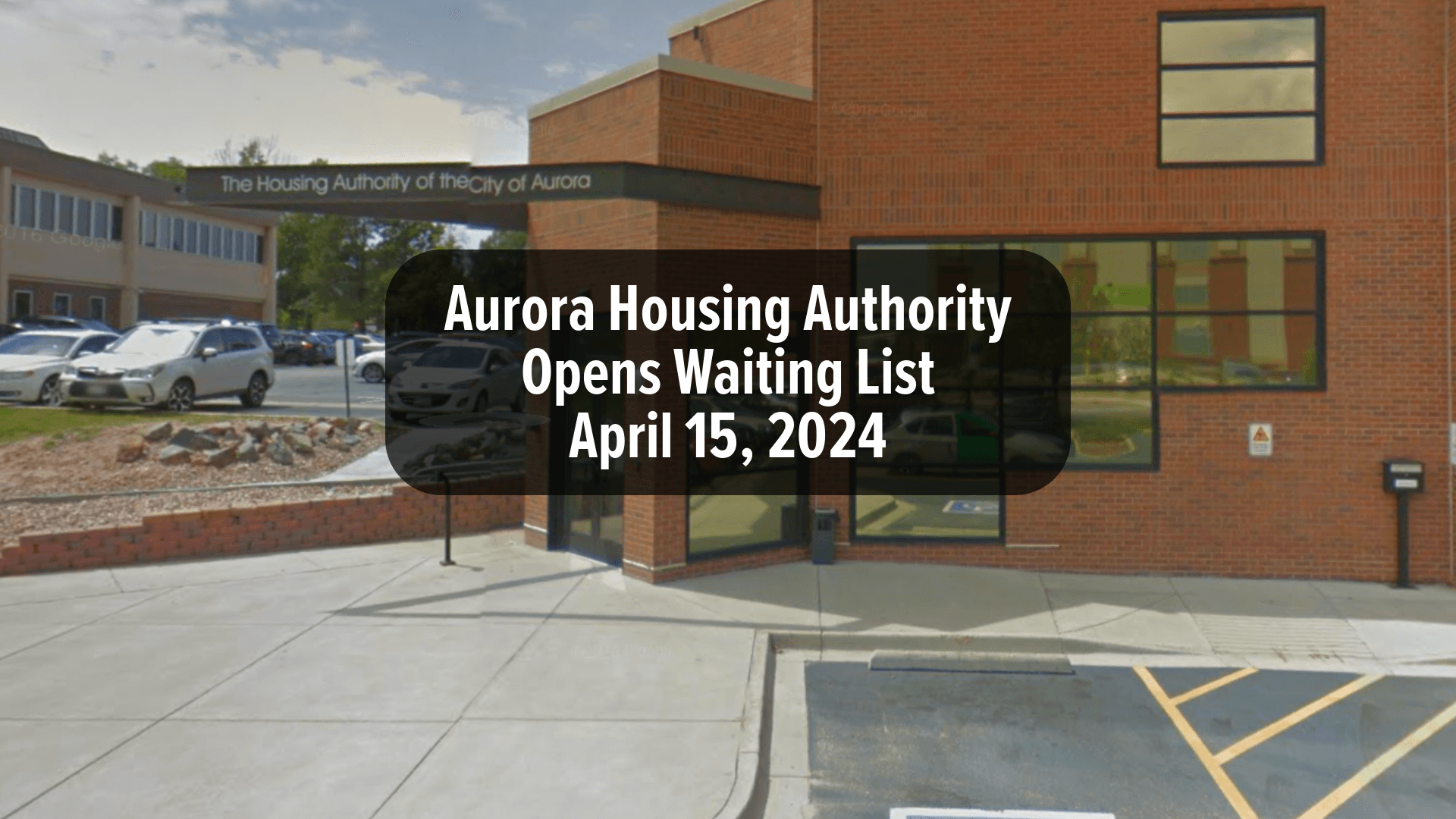 Housing Authority of the City of Aurora Opens Section 8 Waiting List